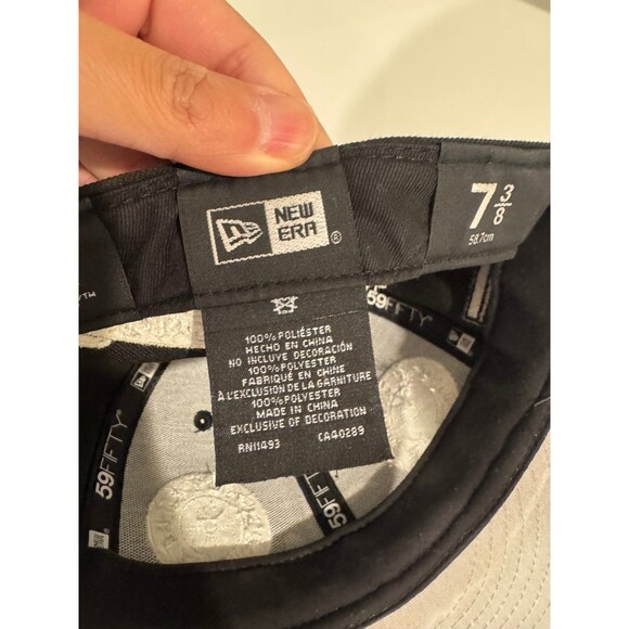 NEW ERA chicago white sox custom fitted 7 3/8 used - Picture 7 of 9